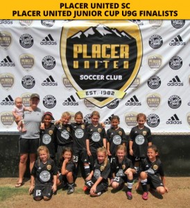 Placer United U9G Finalists